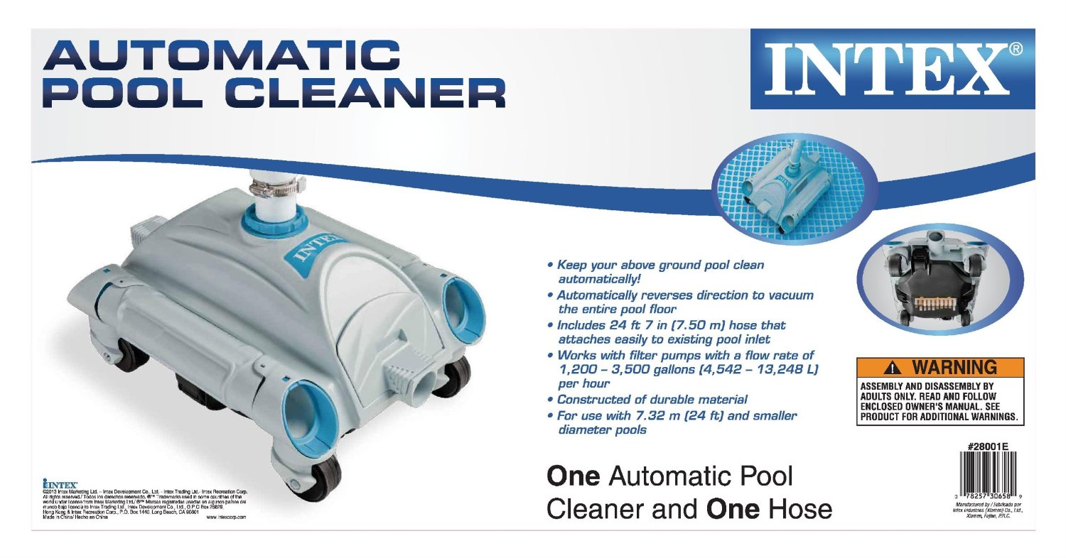 auto pool cleaner intex